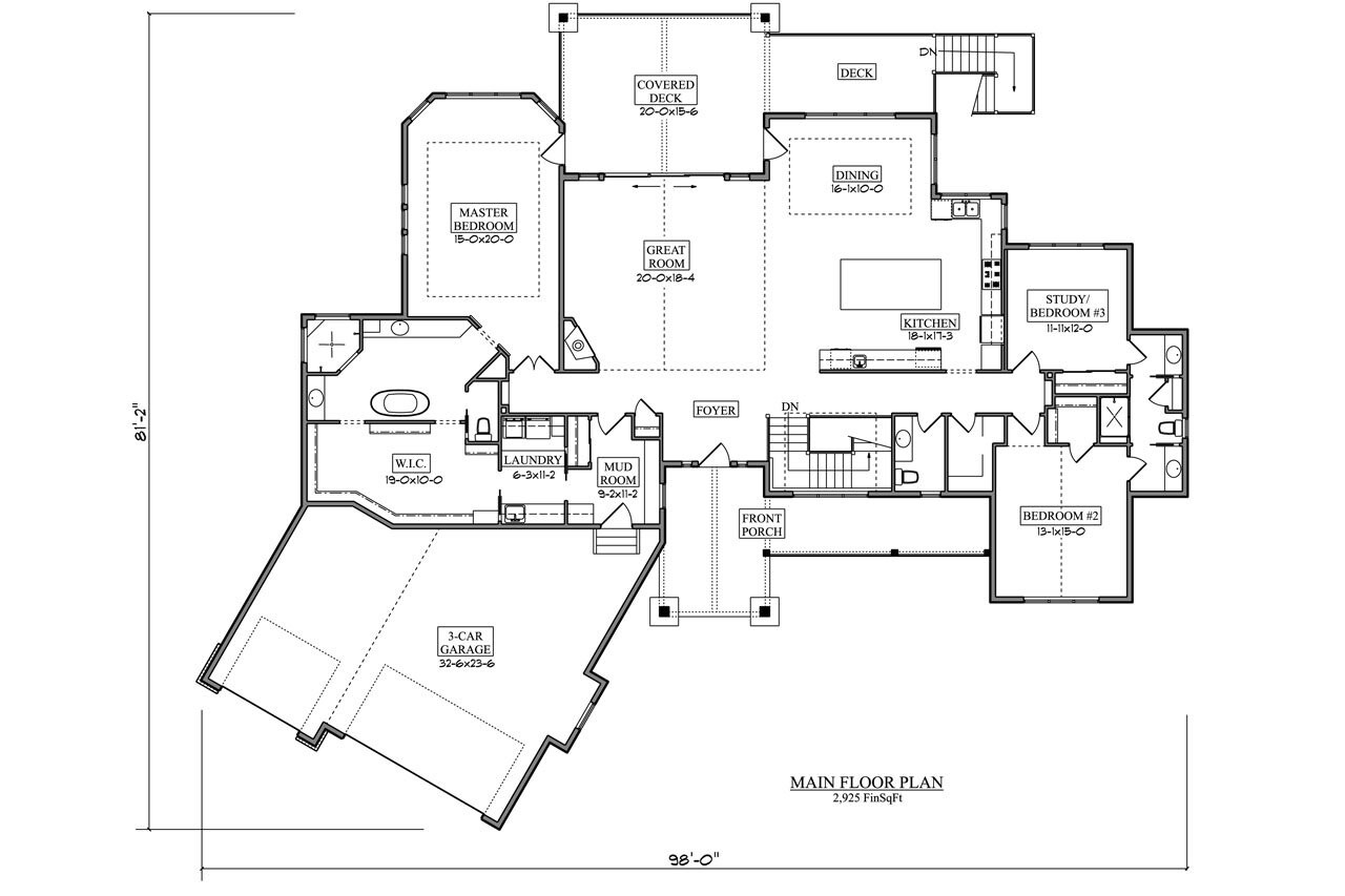 Chestnut #14355 | The House Plan Company