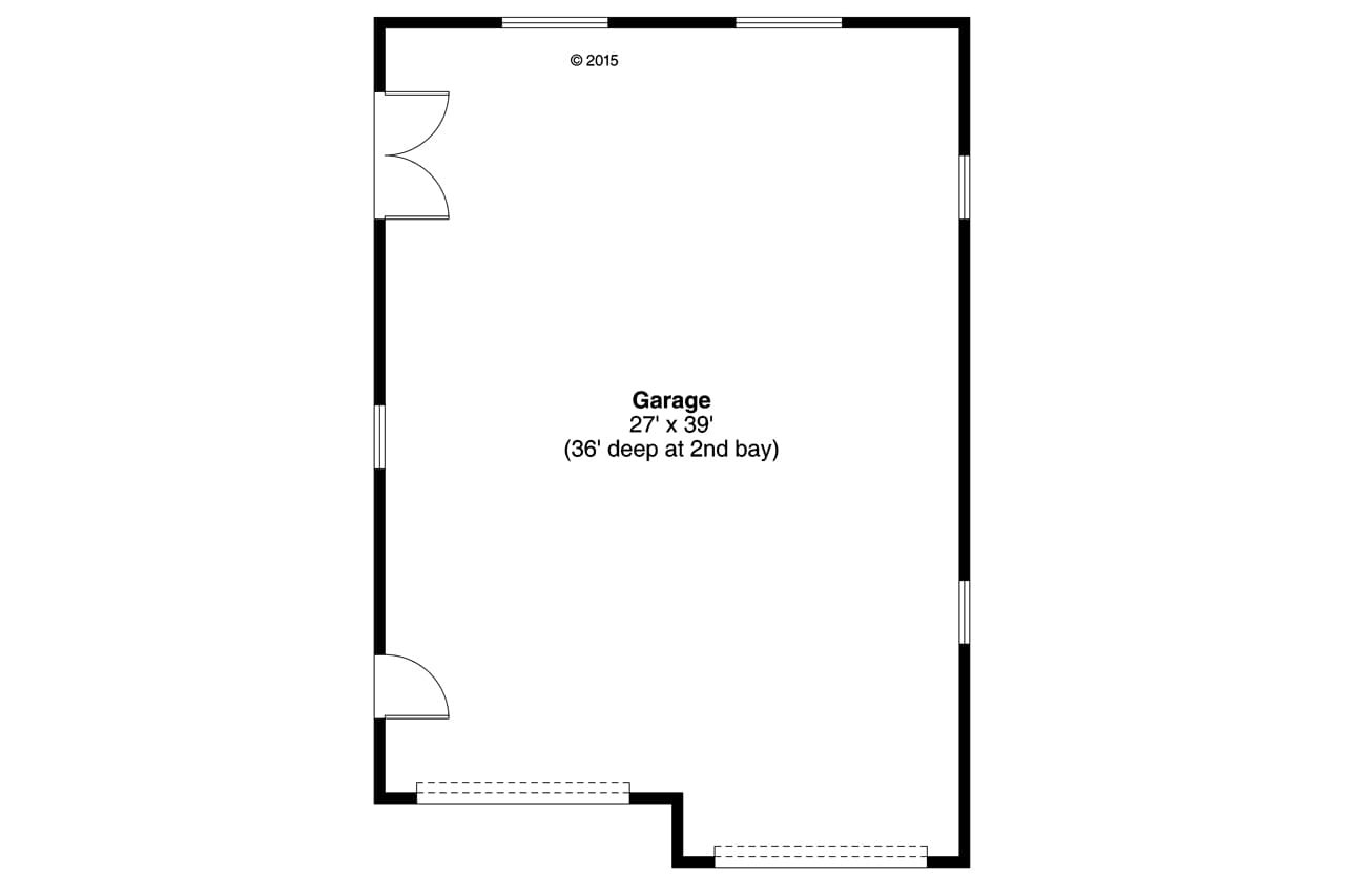 Country House Plan - 15591 - 1st Floor Plan