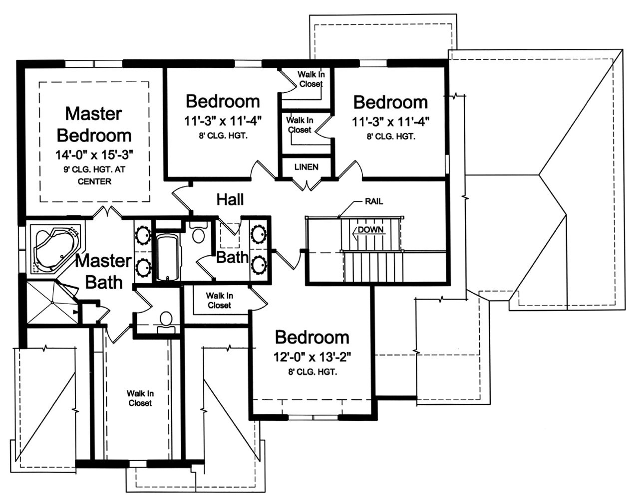 Secondary Image - European House Plan - Chestnut Hill 16027 - 2nd Floor Plan