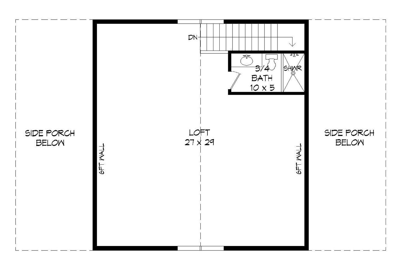 Secondary Image - Country House Plan - 16036 - 2nd Floor Plan