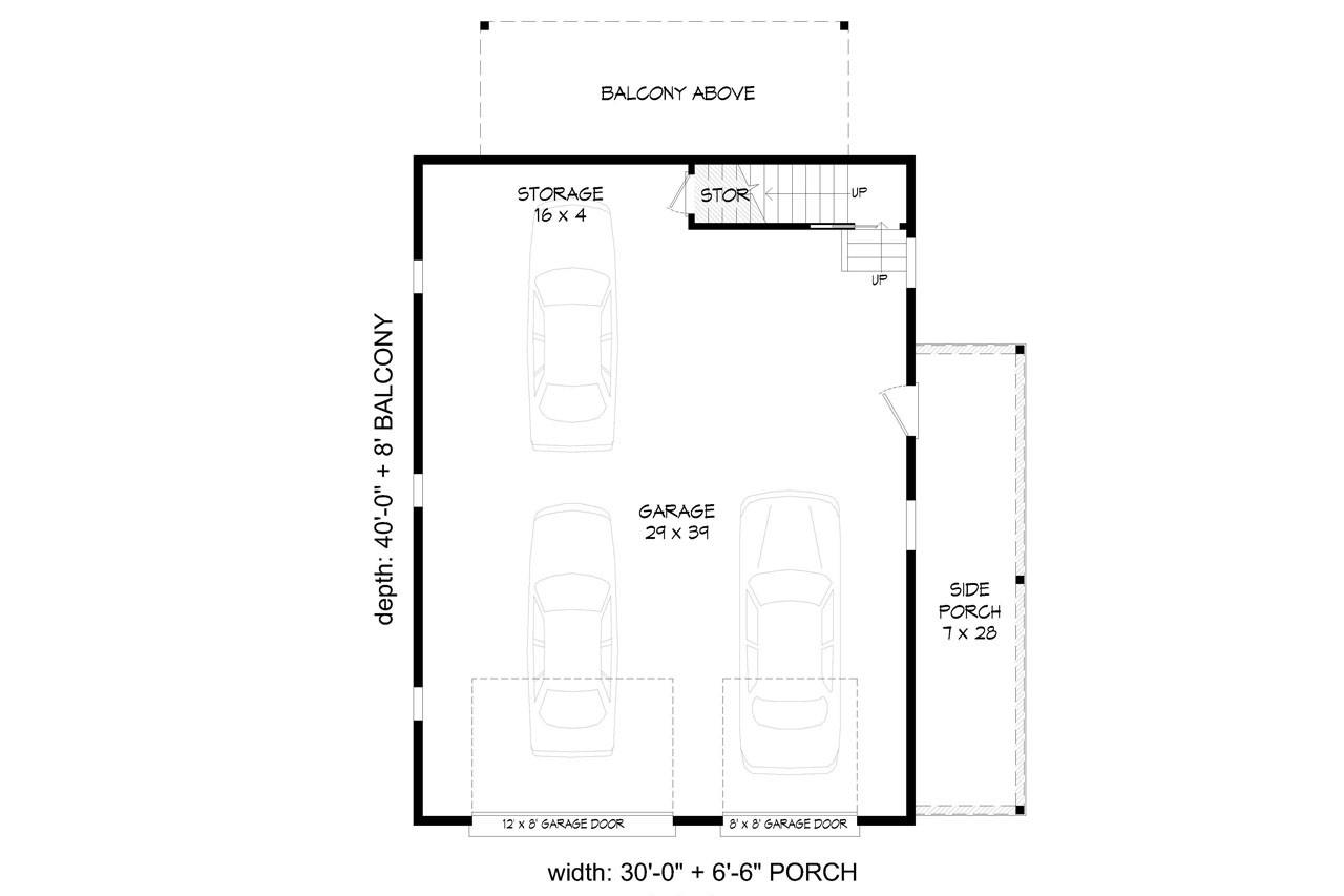 Lodge Style House Plan - Mountain Meadow 17037 - 1st Floor Plan