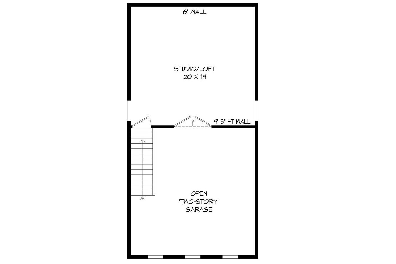 Secondary Image - Modern House Plan - 17127 - 2nd Floor Plan