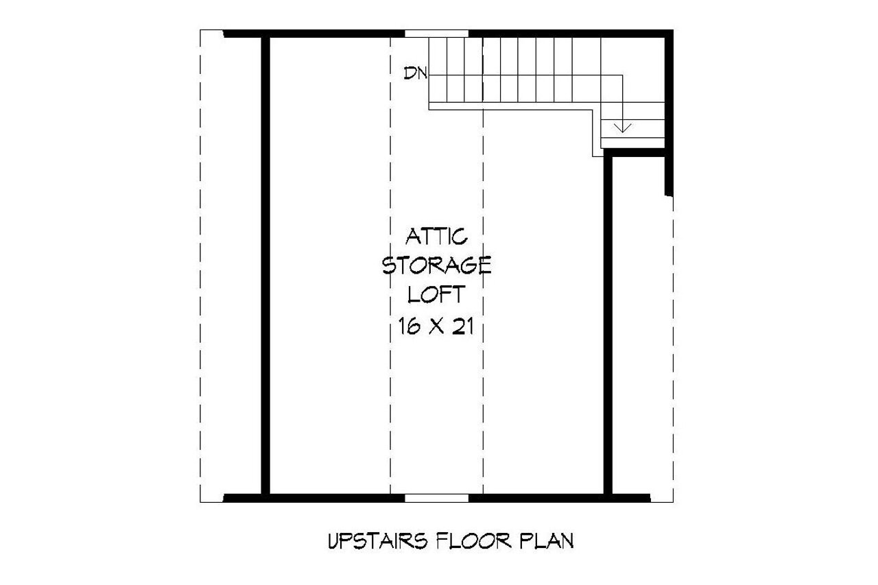 Secondary Image - Traditional House Plan - 18704 - 2nd Floor Plan