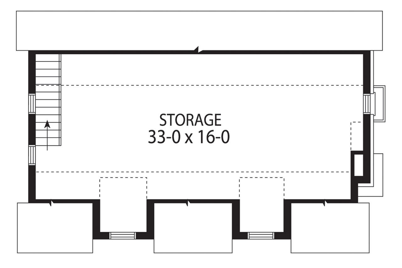 Secondary Image - Country House Plan - Glide-Away 19182 - 2nd Floor Plan