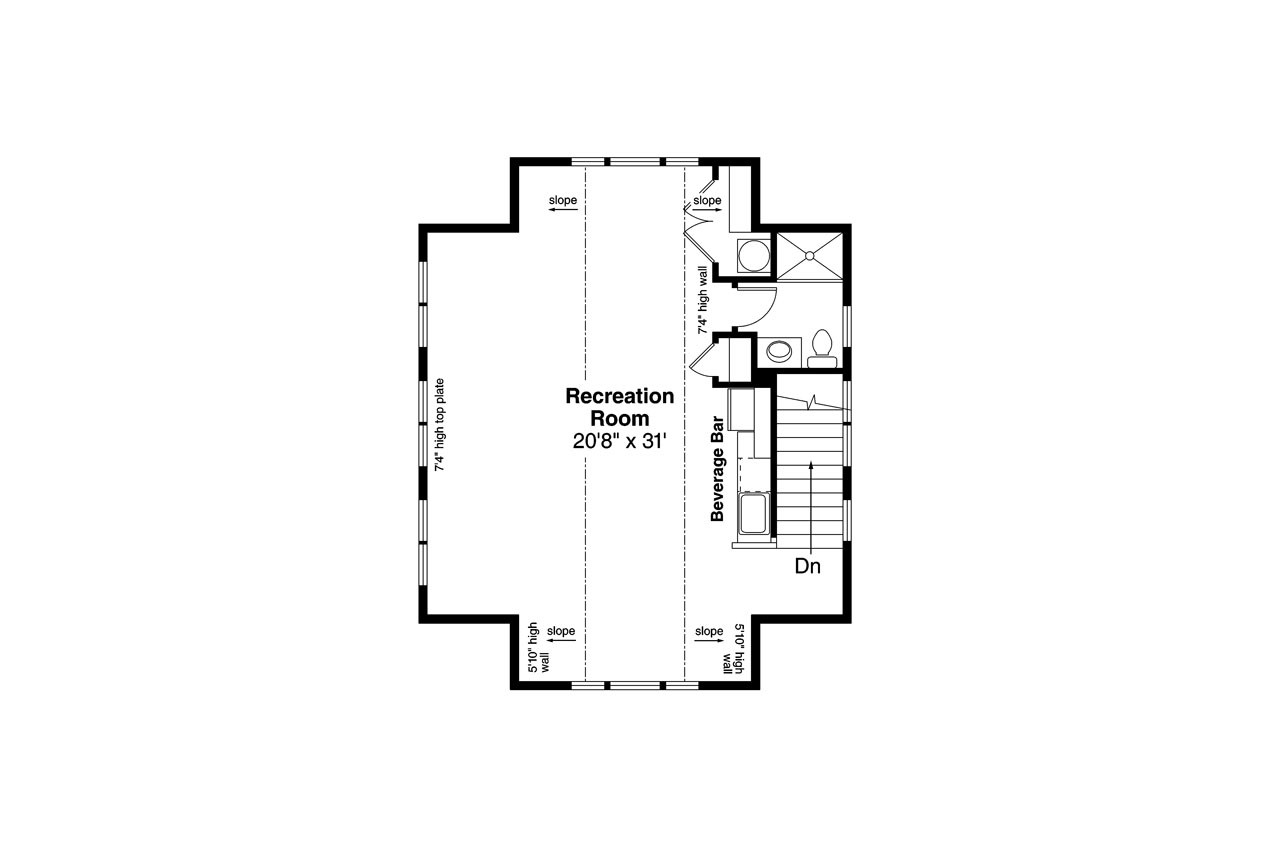 Secondary Image - Country House Plan - 19782 - 2nd Floor Plan