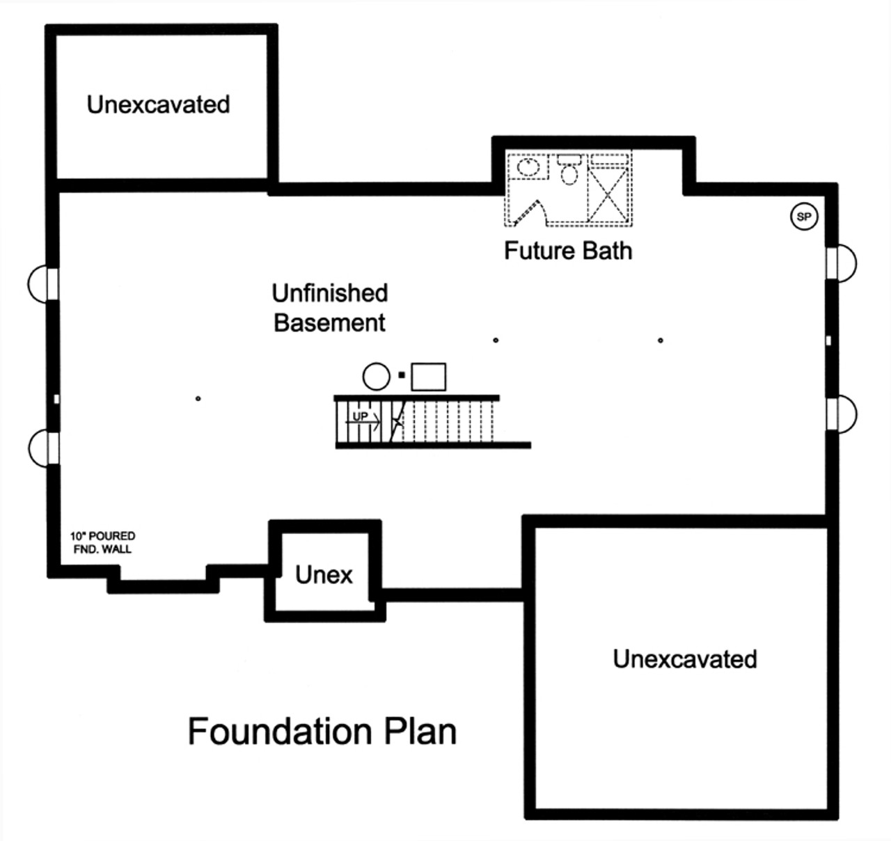 Traditional House Plan - Clearview 19789 - Basement Floor Plan