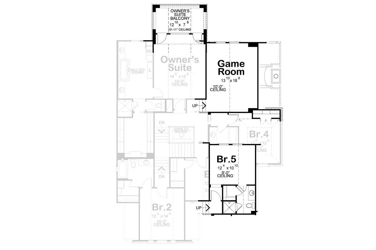 European House Plan - Marie Estate 20615 - Optional Floor Plan