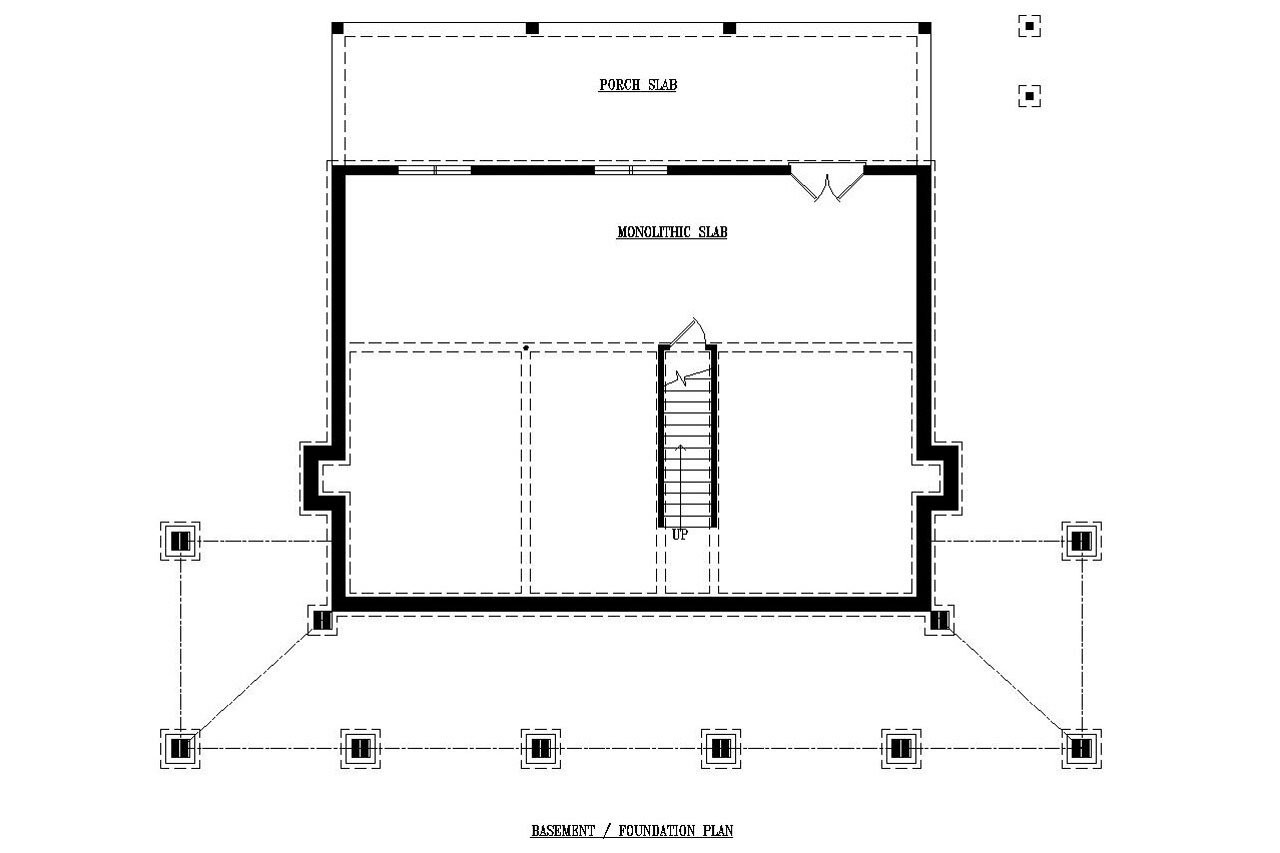 Country House Plan - 20907 - Basement Floor Plan