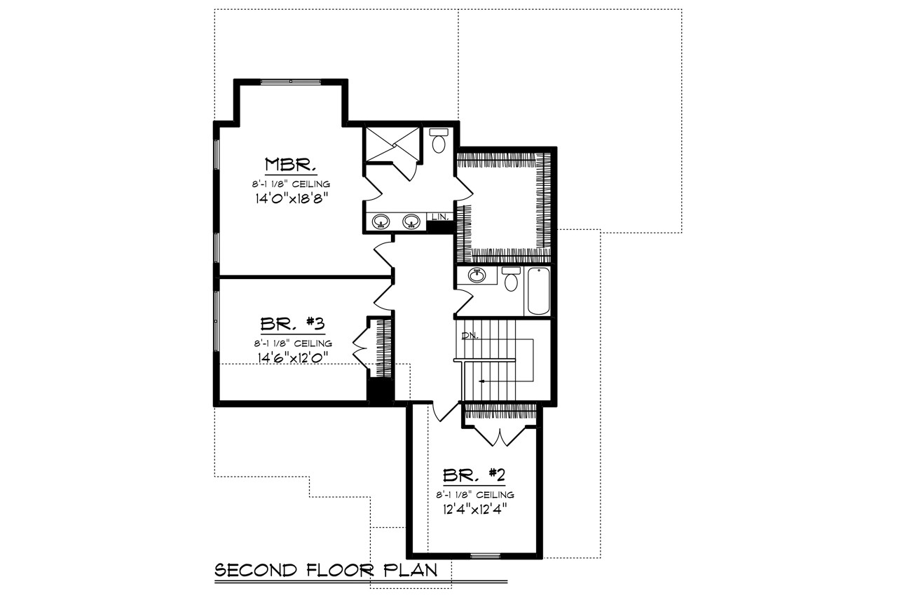 Secondary Image - Cottage House Plan - 21482 - 2nd Floor Plan