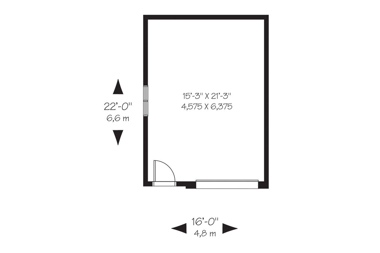 Traditional House Plan - Lawson 2 21644 - 1st Floor Plan