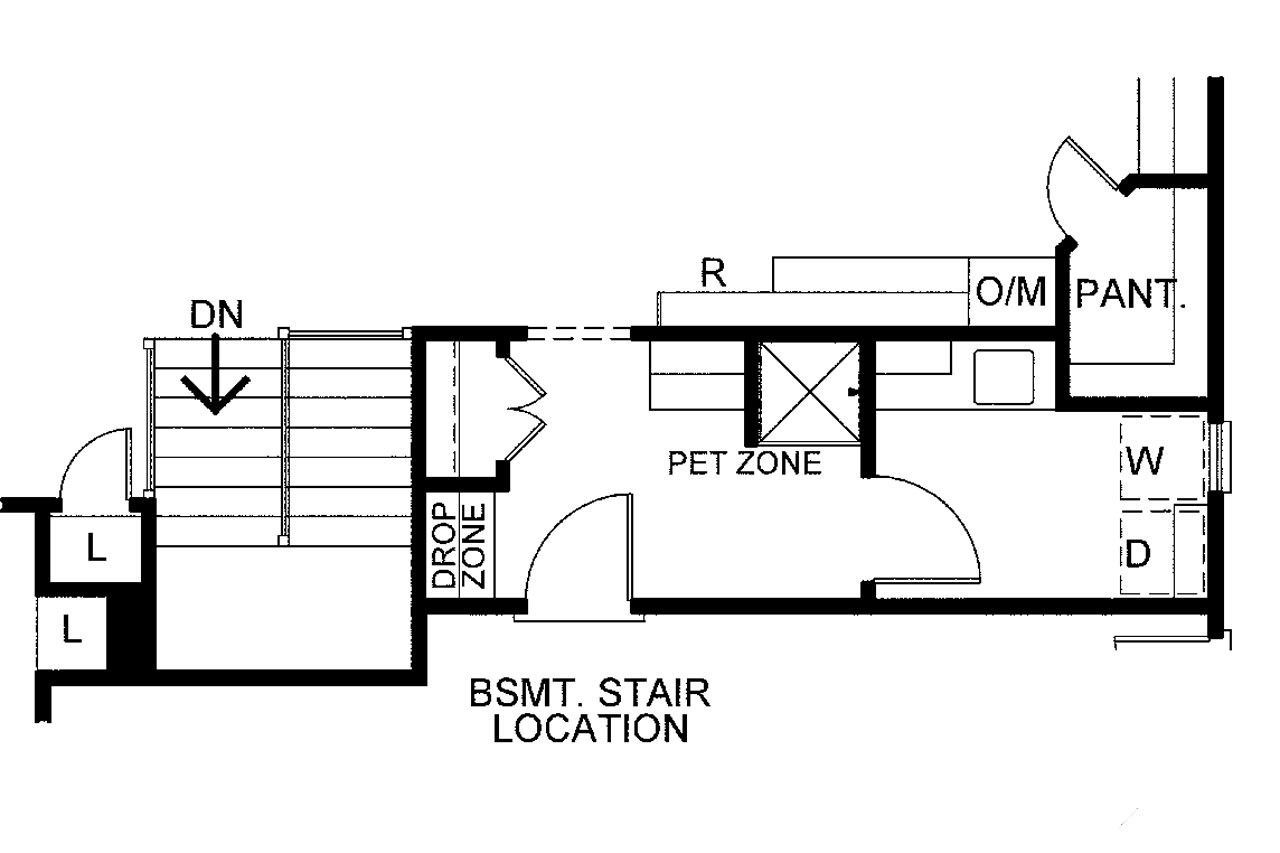 Country House Plan - Del Home 22058 - Optional Floor Plan