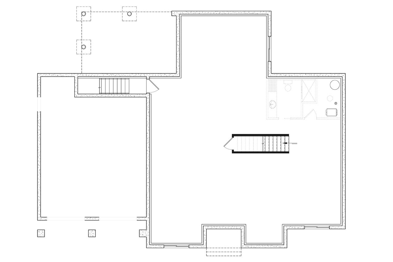 Farmhouse House Plan - Maple Way 22195 - Basement Floor Plan