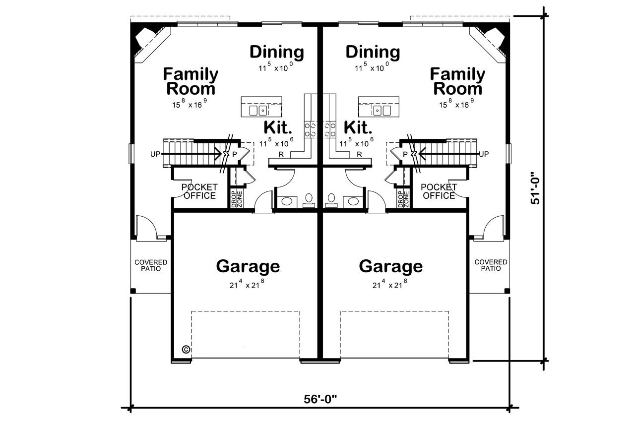 Traditional House Plan - Colbourne Springs 23294 - 1st Floor Plan