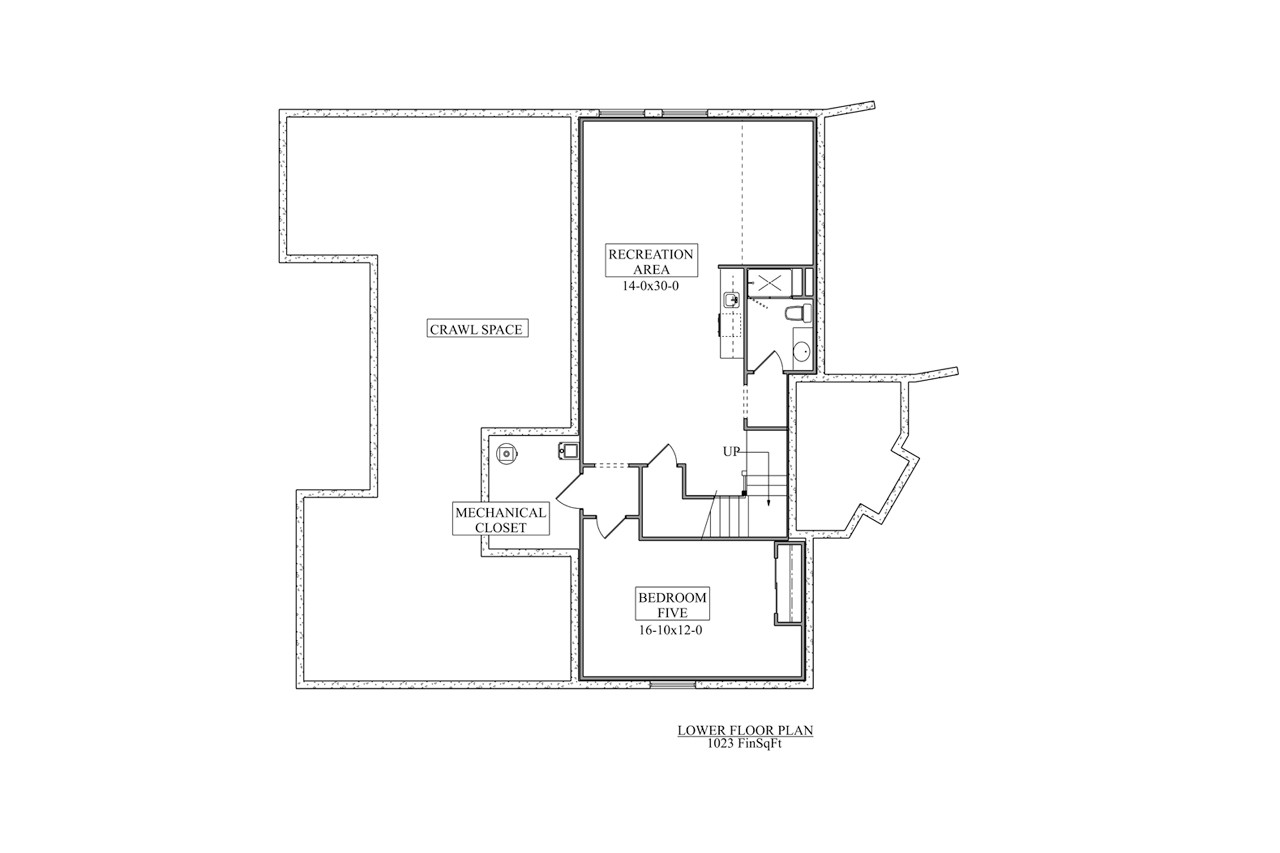 Craftsman House Plan - Atwood 24293 - Basement Floor Plan