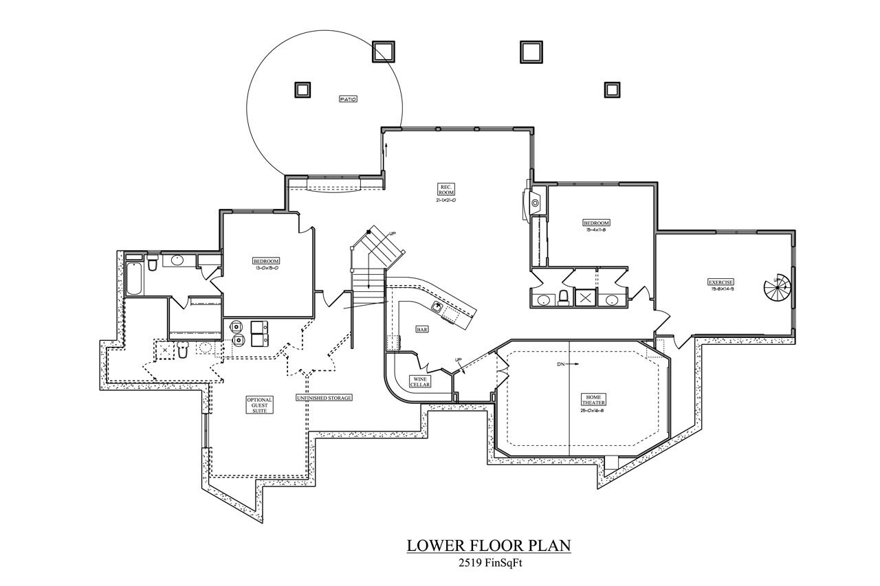 Craftsman House Plan - Westcot Manor 24320 - 2nd Floor Plan