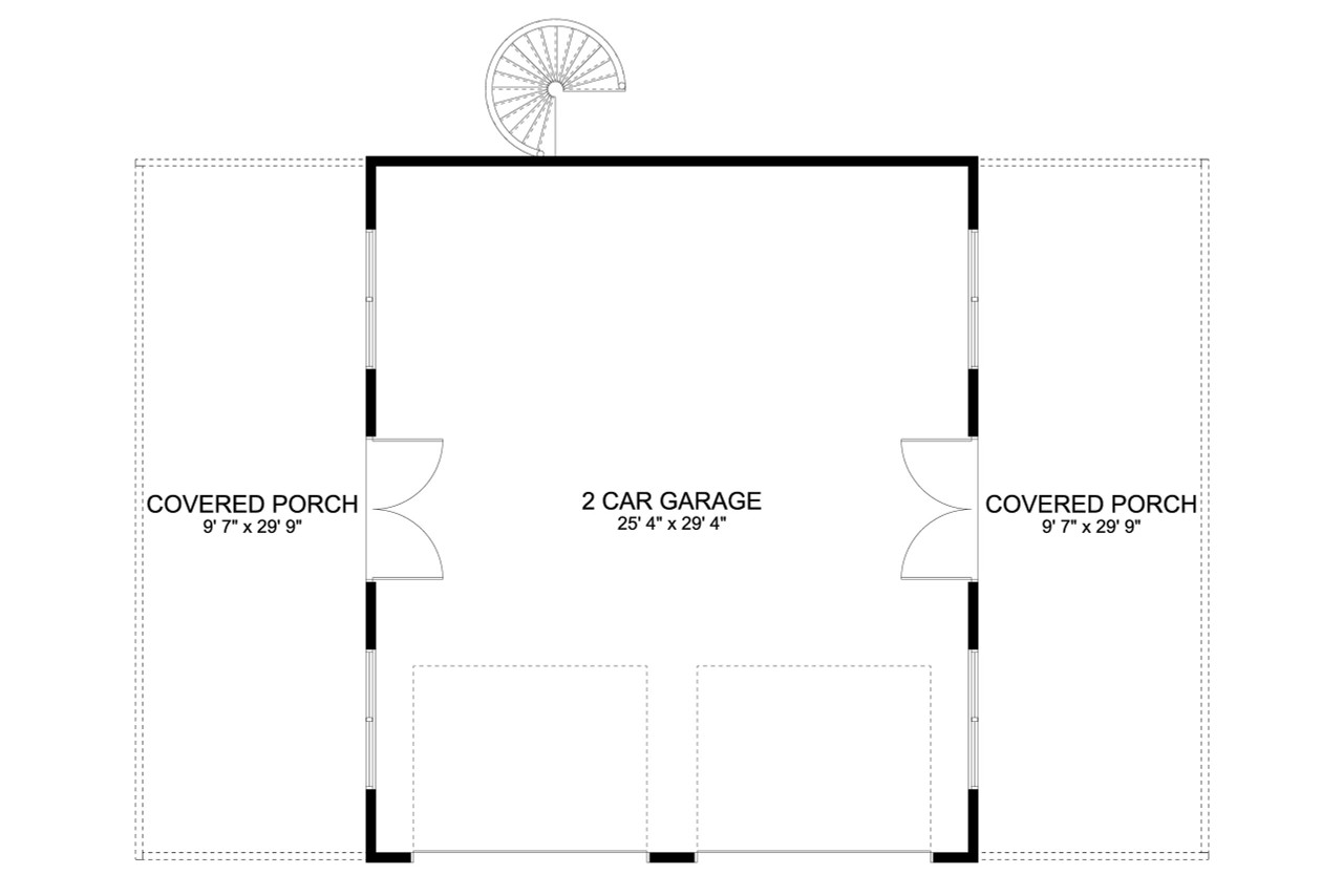 European House Plan - Whitehead 24915 - 1st Floor Plan