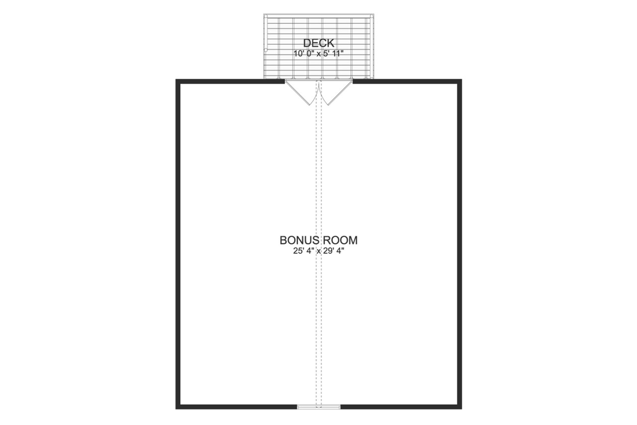 European House Plan - Whitehead 24915 - 2nd Floor Plan