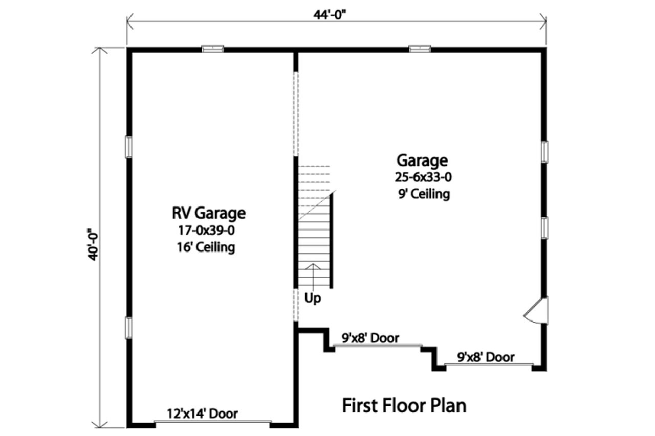 Country House Plan - 24927 - 1st Floor Plan