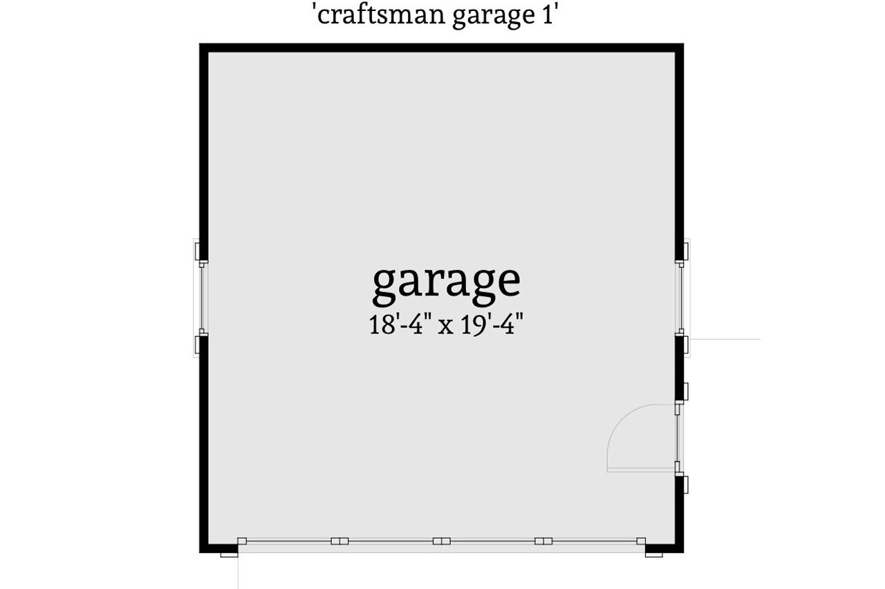 Craftsman House Plan - 25990 - 1st Floor Plan