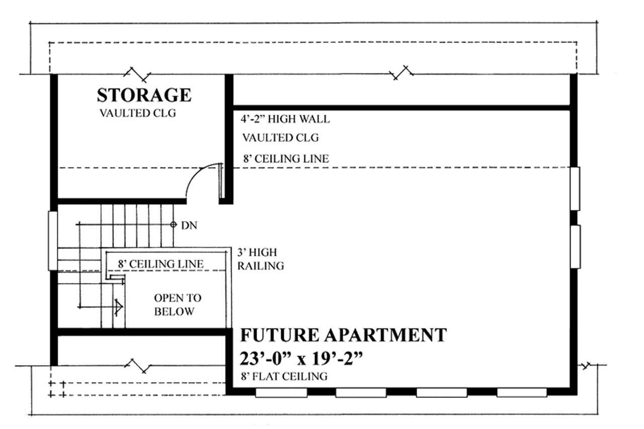 Secondary Image - Craftsman House Plan - 26255 - 2nd Floor Plan