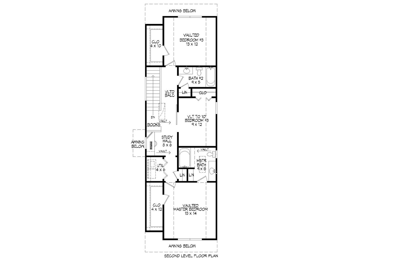 Secondary Image - Traditional House Plan - 26360 - 2nd Floor Plan