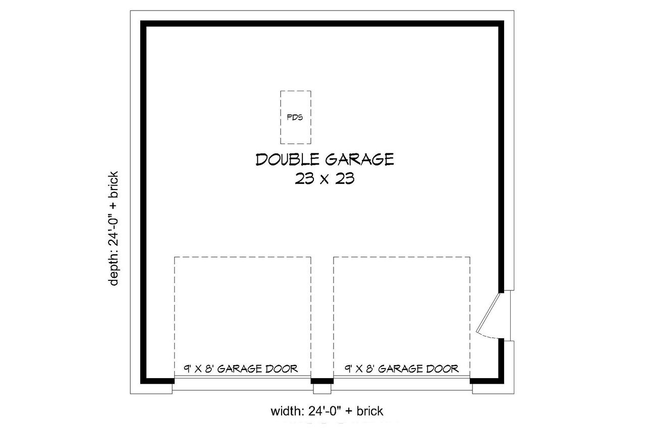 Traditional House Plan - 27563 - 1st Floor Plan