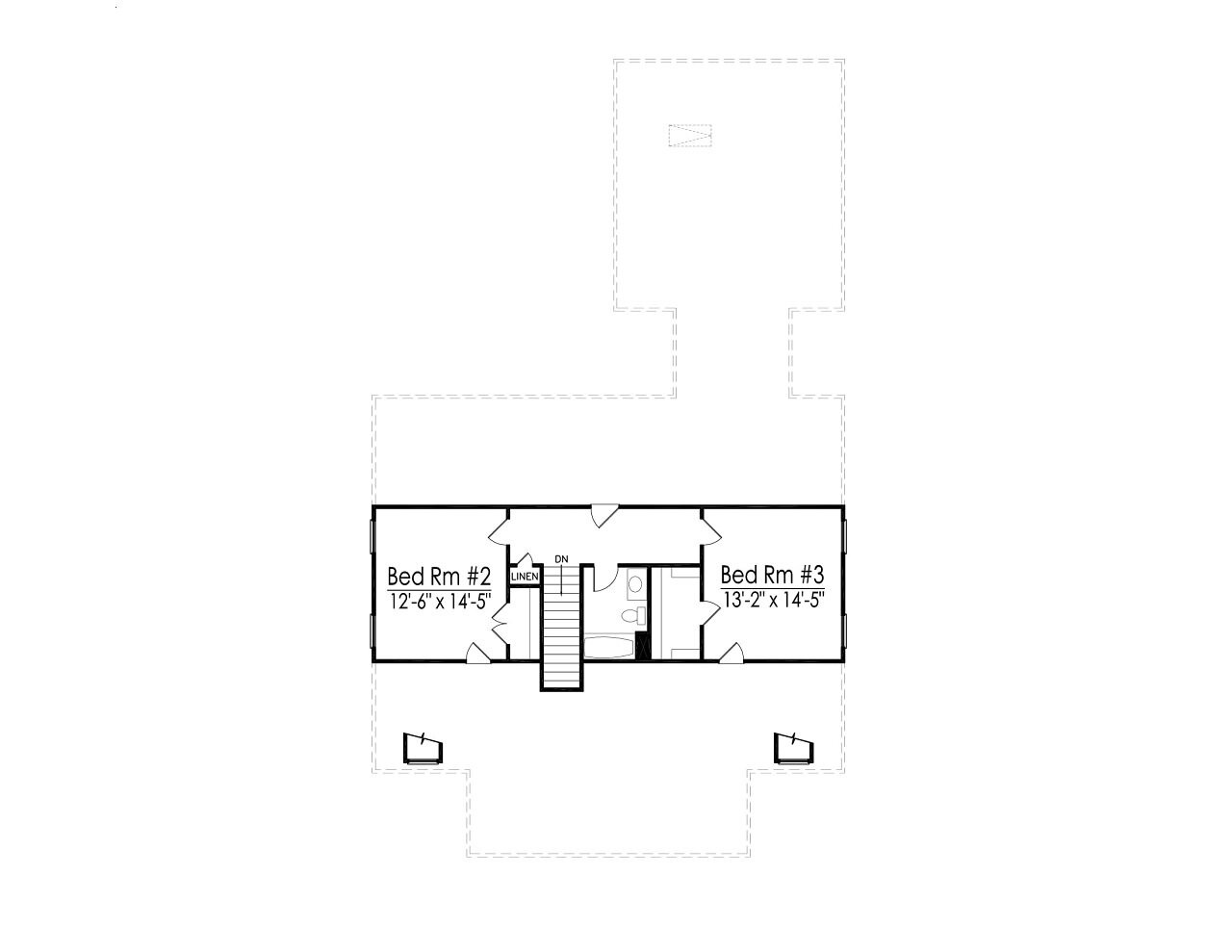 Secondary Image - Classic House Plan - 27581 - 2nd Floor Plan