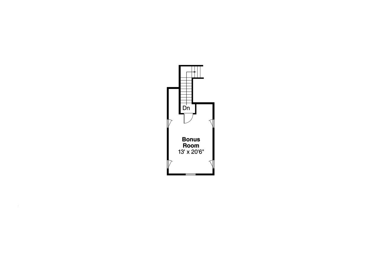 Secondary Image - Ranch House Plan - Chesapeake 28007 - 2nd Floor Plan