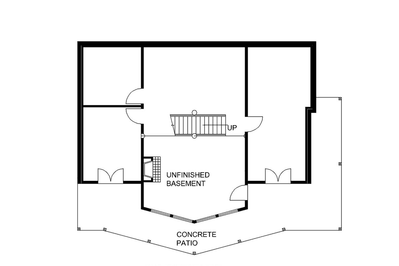 Lodge Style House Plan - 29385 - Basement Floor Plan