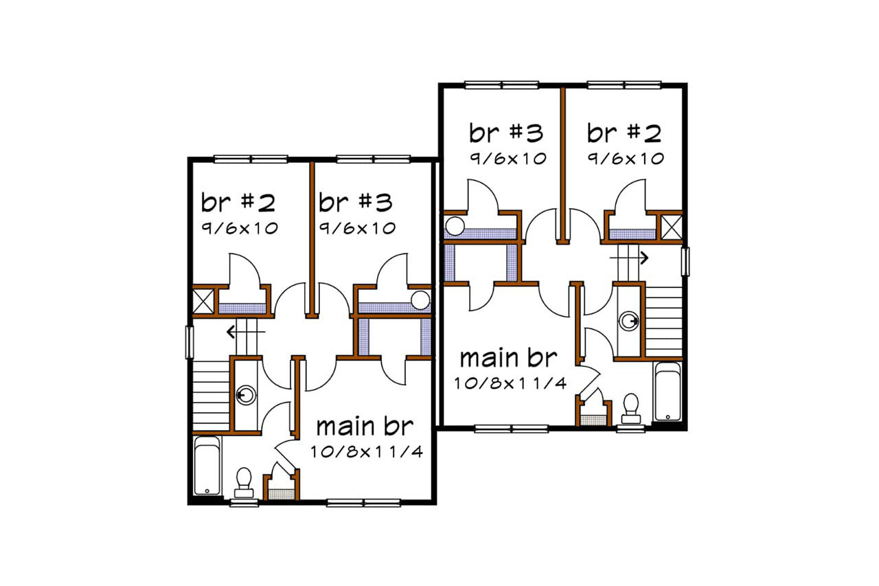 Country House Plan - 30076 - 2nd Floor Plan