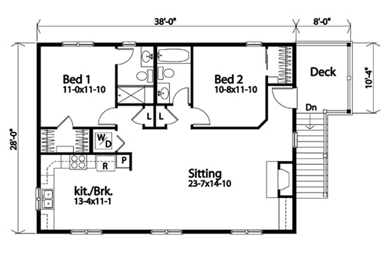 Secondary Image - Traditional House Plan - 30096 - 2nd Floor Plan