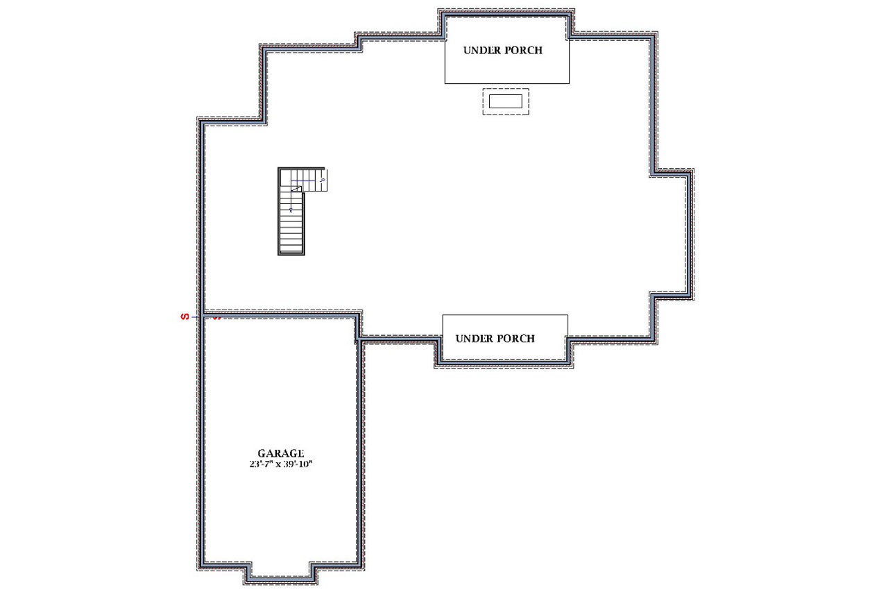 Farmhouse House Plan - Rosewood 30922 - Basement Floor Plan