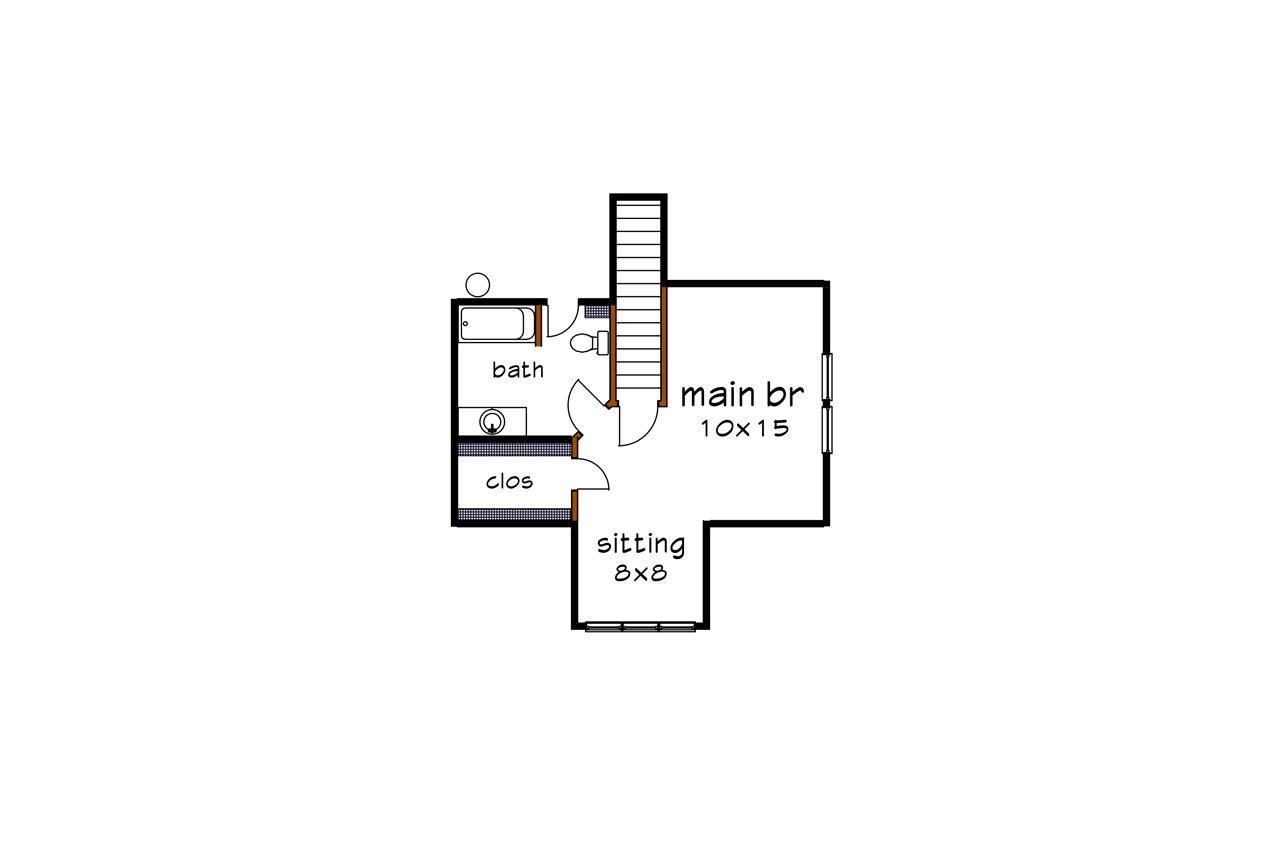 Cottage House Plan - 31050 - 2nd Floor Plan