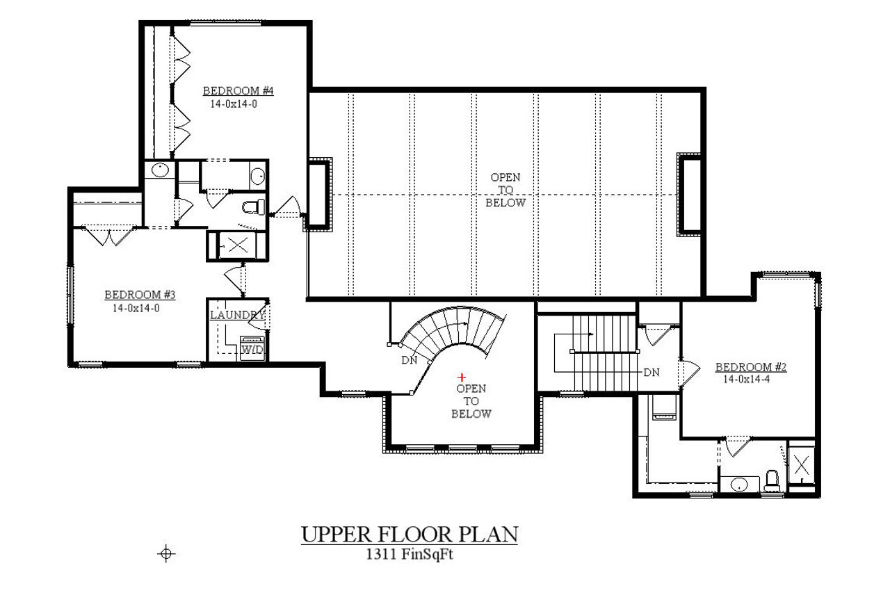 Bungalow House Plan - Walden 31512 - 2nd Floor Plan