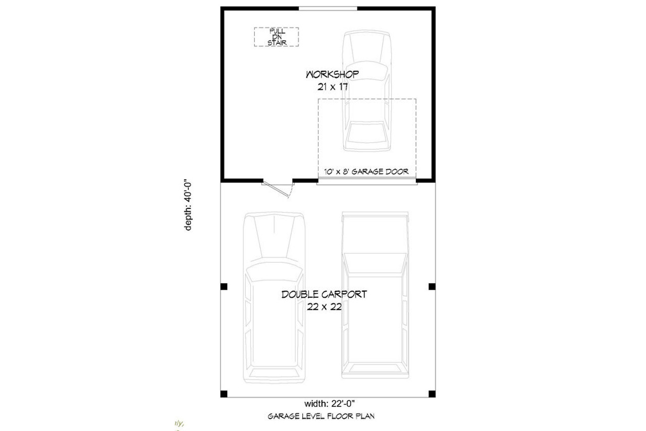Traditional House Plan - 31611 - 1st Floor Plan