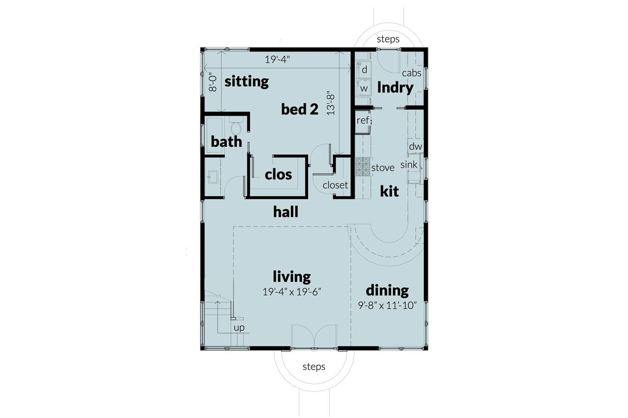 Modern House Plan - Cheval 31793 - 1st Floor Plan