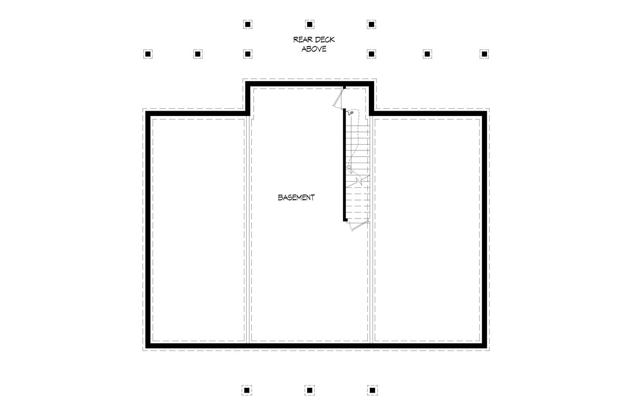 Craftsman House Plan - Cedar Lake 33108 - Basement Floor Plan
