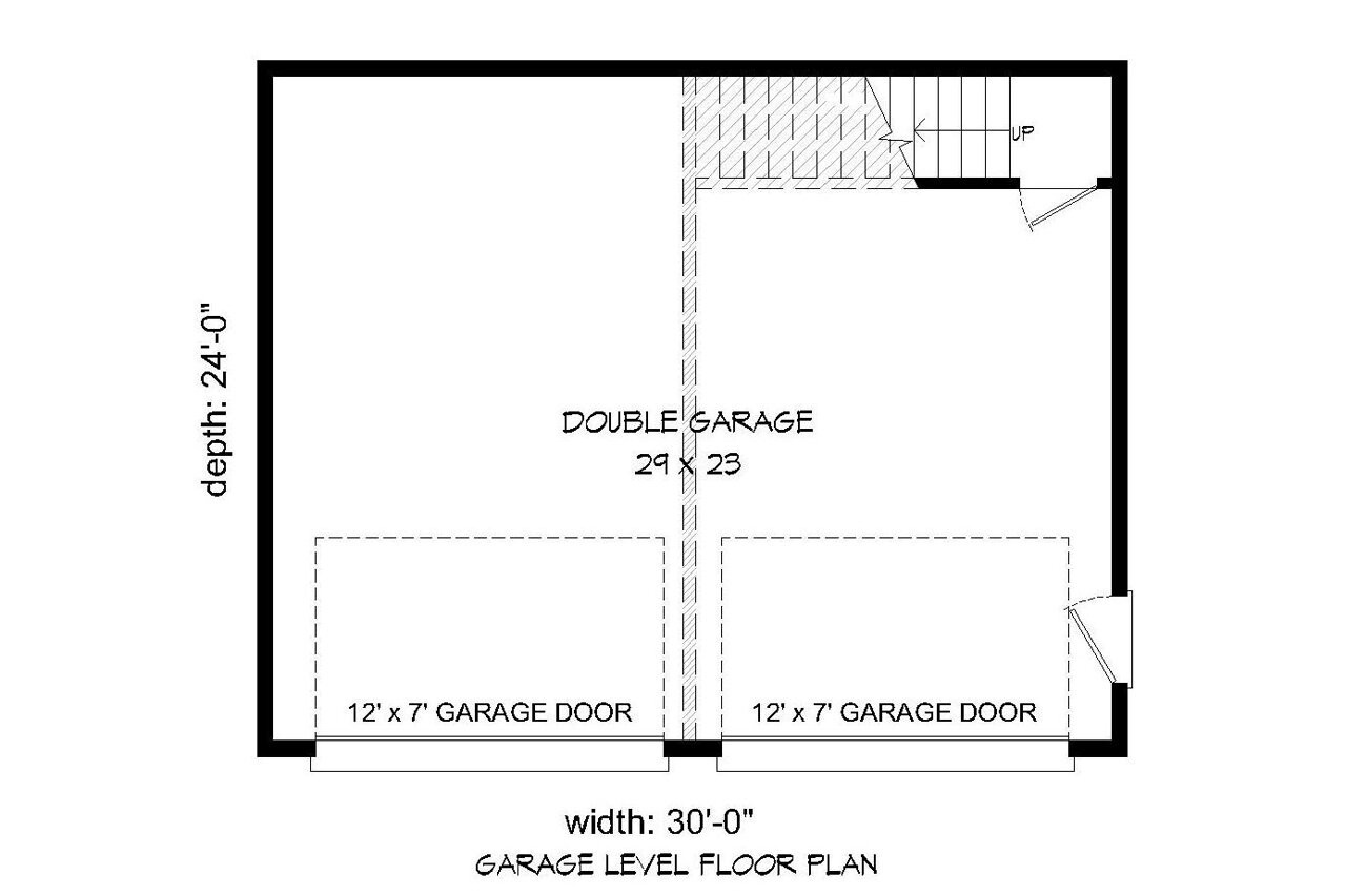 Contemporary House Plan - 33463 - 1st Floor Plan