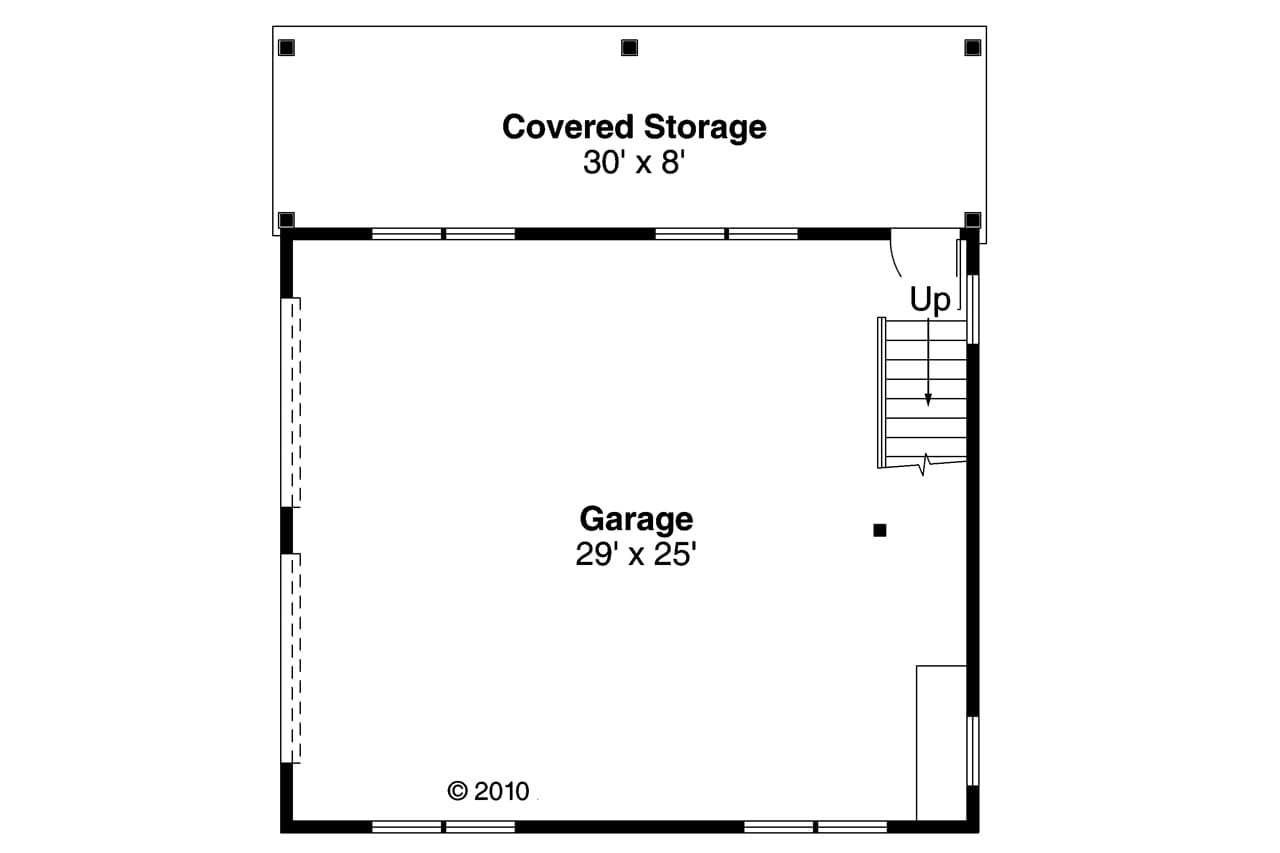 Craftsman House Plan - 34437 - 1st Floor Plan