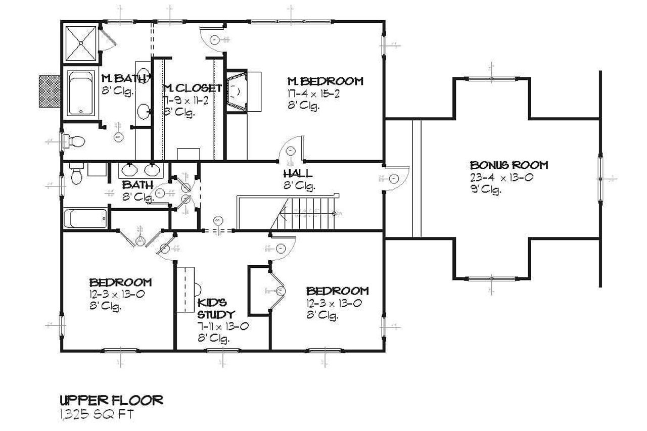 Secondary Image - Traditional House Plan - Bellclaire 35936 - 2nd Floor Plan
