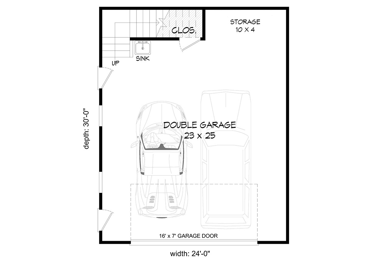 Traditional House Plan - Maple Creek 36702 - 1st Floor Plan