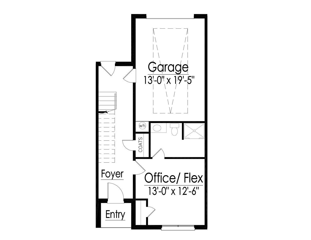 Contemporary House Plan - 37325 - 1st Floor Plan