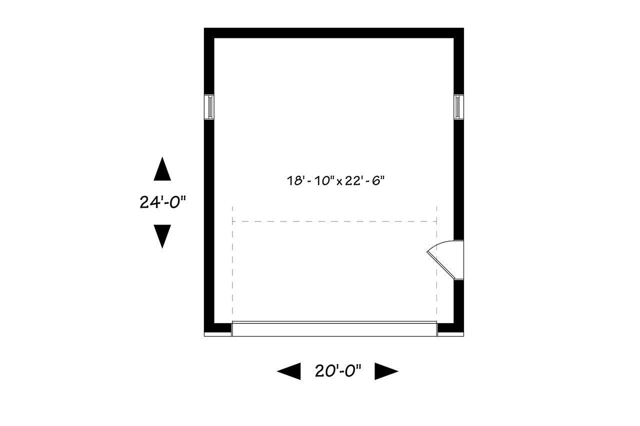 Modern House Plan - Urban Nature 3 38833 - 1st Floor Plan
