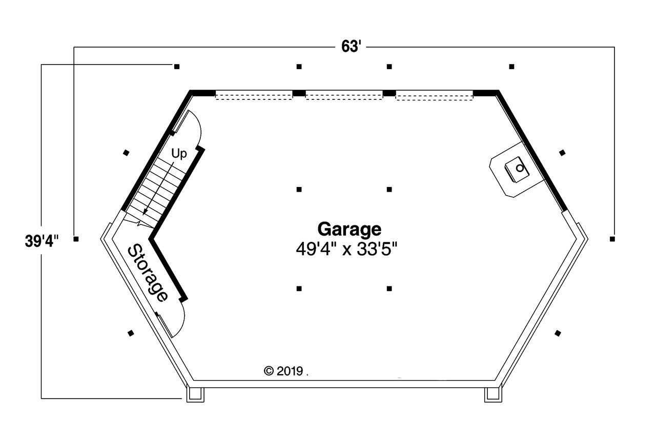 Lodge Style House Plan - 39277 - 2nd Floor Plan