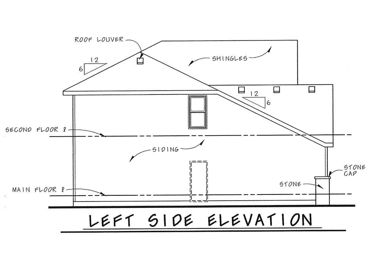 The Monona left elevation