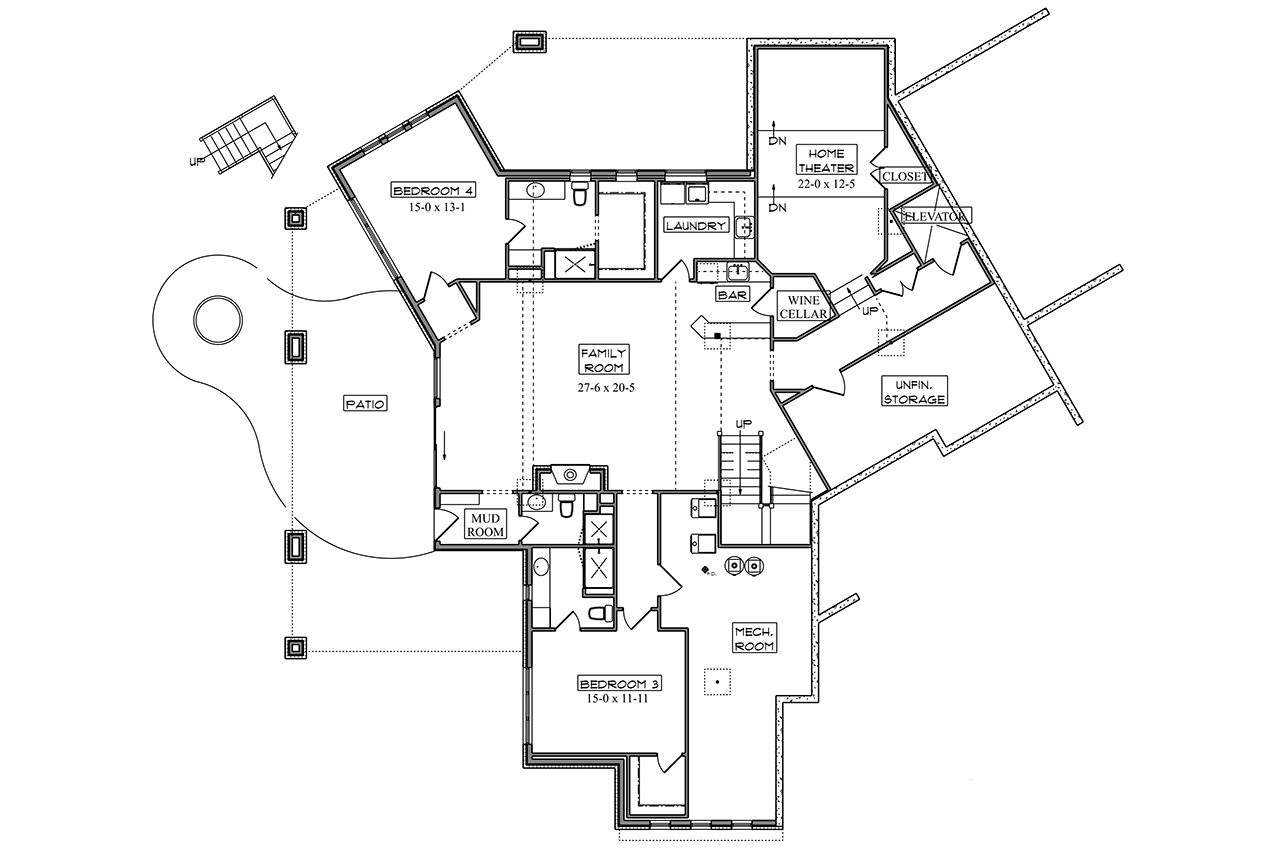 Craftsman House Plan - Crossway 42512 - 2nd Floor Plan