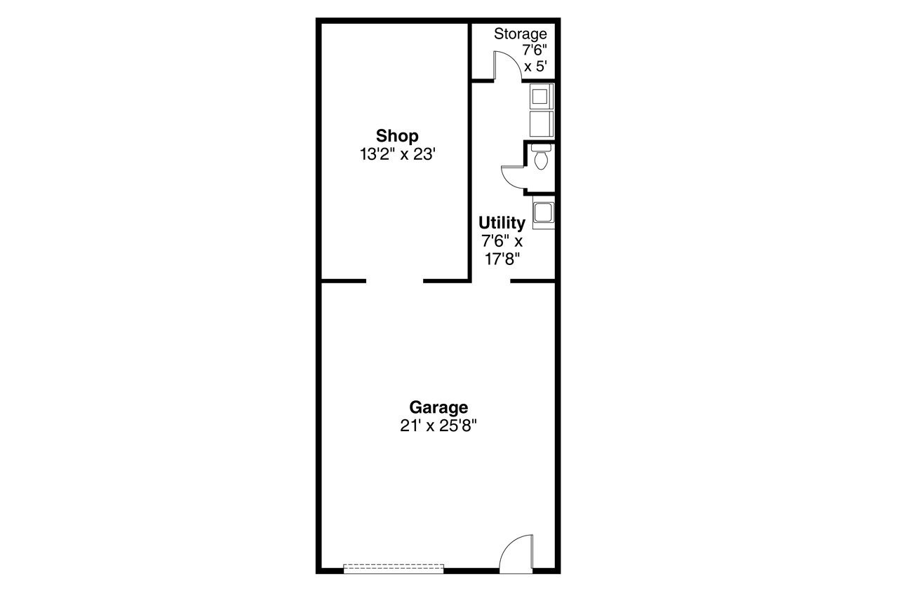 Traditional House Plan - 43146 - 1st Floor Plan