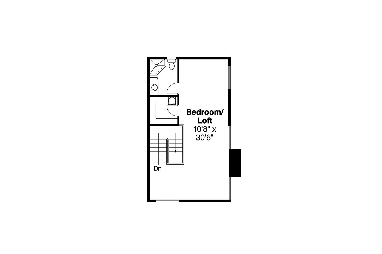 Secondary Image - Cape Cod House Plan - New Haven 44034 - 2nd Floor Plan