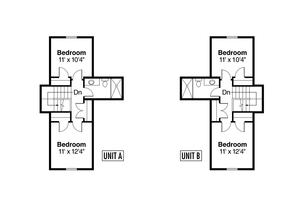 Secondary Image - Craftsman House Plan - Donovan 44246 - 2nd Floor Plan