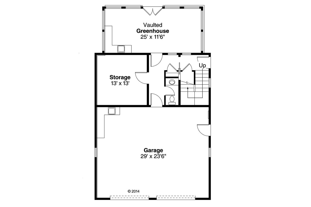 European House Plan - 44504 - 1st Floor Plan